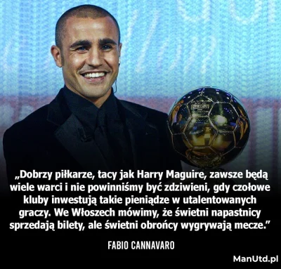Clint - Fabio Cannavaro: Harry Maguire jest wart zapłaconych za niego pieniędzy 
#un...