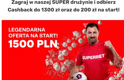 PatrykP1 - Widzieliście nowy bonus od SuperBet? ;) 
#bukmacherka