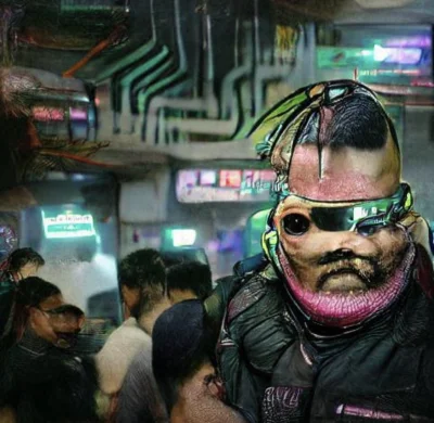 Karl - Kapitan Bomba, cyberpunk