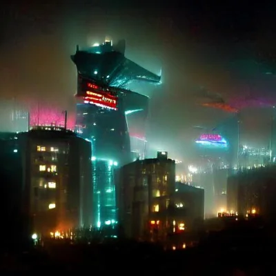Sigman - Soviet cyberpunk city