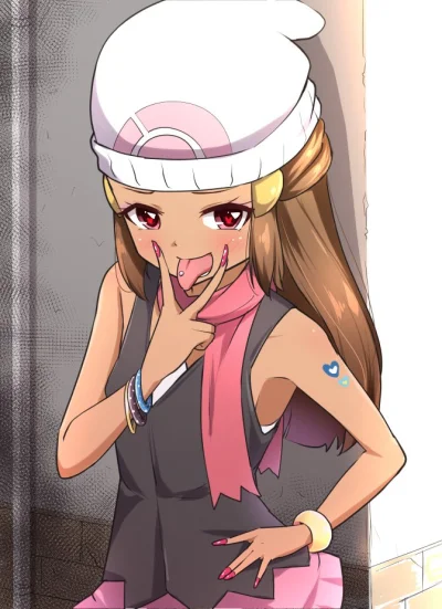 mesugaki - #anime #randomanimeshit #pokemon #dawn #gyaru #unusualpupils