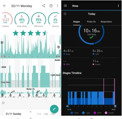 Konata - @ZjemCinos: ja używam dwóch, dane ze Sleep as Android i z mojego zegarka - G...