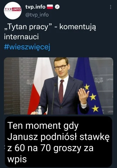 Haqim - Widze nizej wrzucony ten screen z TVP (i wczesniejszy Dworczyka z rozpiska go...