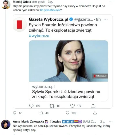 K.....c - Sylwia Spurek to ten sam typ osoby co Kaja Godek. Dosłownie wciągnietę w ek...