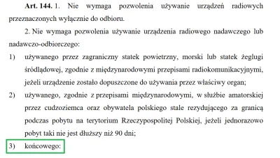 groman43 - @czlowiekzlisciemnaglowie: Zgodnie z Prawem Telekomunikacyjnym, Starlink n...