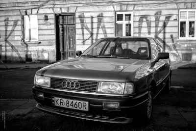 Monochrome_Man - Zadbane #audi 80 to już prawdziwa rzadkość, do tego na #flagoweblach...