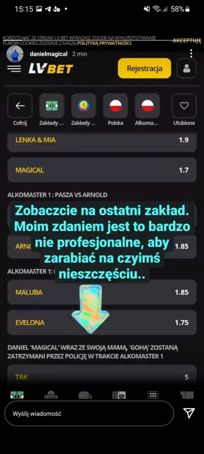 LukasiK - Tucznik i jego "nieszczęście"
#danielmagical #alkomaster