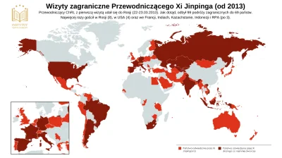 Banami - Od 2013 roku prezydent Chin Xi Jinping 99 razy wizytował inne państwa. W sum...