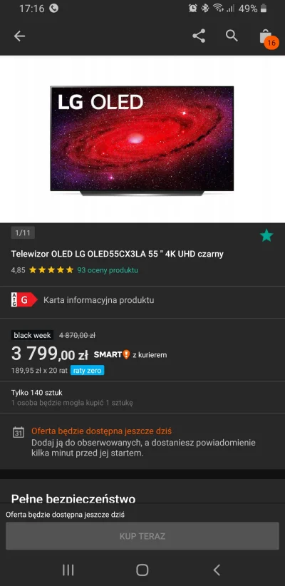 grzmotojebca - siema mireczki, ktoś posiada ten tv? zastanawiam się wlasnie bo niby c...