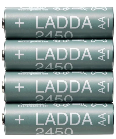 xardas_pl - #ikea #ladda #akumulatory #eneloop

Czy nowe szare 2450 mAh Ladda to da...