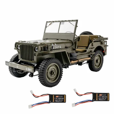 duxrm - Wysyłka z magazynu: CZ
Eachine Rochobby 1941 Willys MB 1/12 RC Car with Two ...