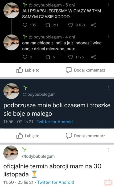 k.....e - #bekazpodludzi #p0lka #bekaztwitterowychjulek #logikarozowychpaskow