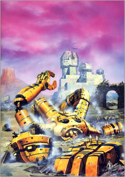 hugoprat - ⱻvⱻn robots diⱻ
#kosmodromtrzeci
autor: Chris Foss