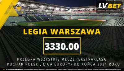 Gufi1315 - trzeba wchodzić po same jaja
#bukmacherka #legia #ekstraklasa