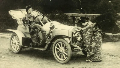 myrmekochoria - Skoda w Japonii, 1910.

#starszezwoje - tag ze starymi grafikami, m...