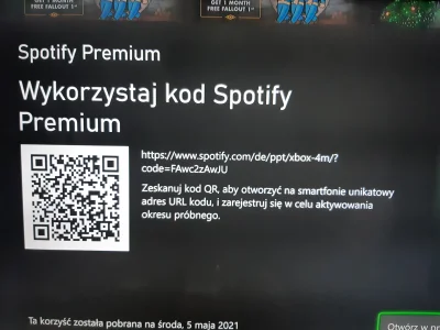 Andrut_japko - 4 miesiące okresu próbnego (dla nowych użytkowników) spotify premium.
...