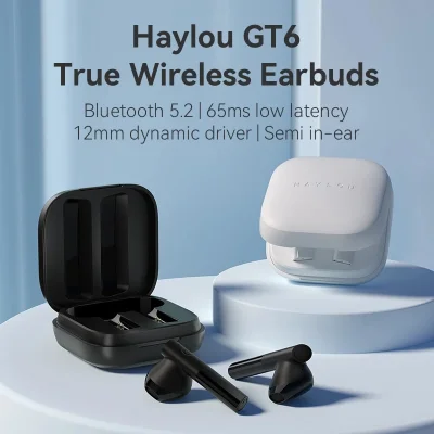 duxrm - Haylou GT6 Bluetooth 5.2 Earphones
Cena z VAT: 19,51 $
Link ---> Na moim FB...