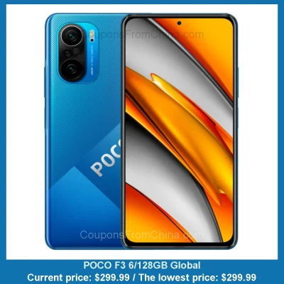 n____S - POCO F3 6/128GB Global
Cena: $299.99 (najniższa w historii: $299.99)
Koszt...