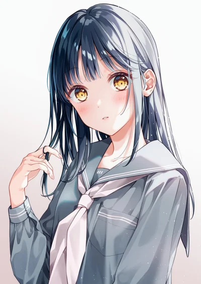 mesugaki - #randomanimeshit #anime #originalcharacter #schoolgirl #serafuku