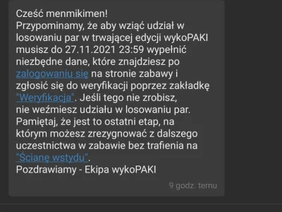 menmikimen - W jaki sposób się wypisać? Brałem udział w poprzednim roku, ale w tym ni...