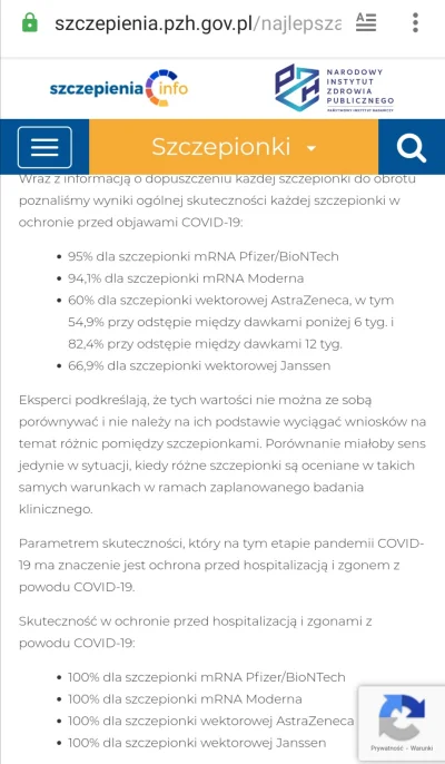 Luka1984 - @srednibrat: tak wygląda 100% procentowa ochrona przed hospitalizacją?