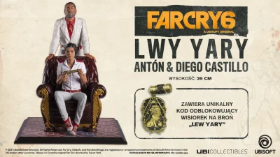 kolekcjonerki_com - Far Cry 6 Edycja Gold na PlayStation 5 z figurką Antón & Diego Ca...