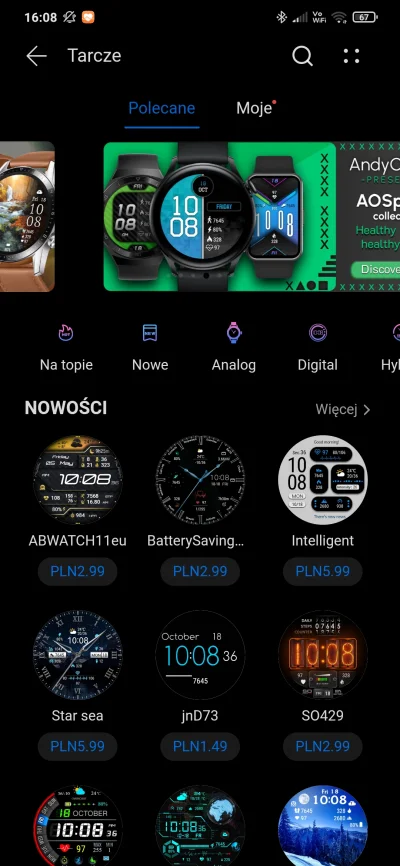 Anon2139 - Czy w Huawei watch GT 2 da się ustawić żeby powiadomienia wybudzaly zegare...