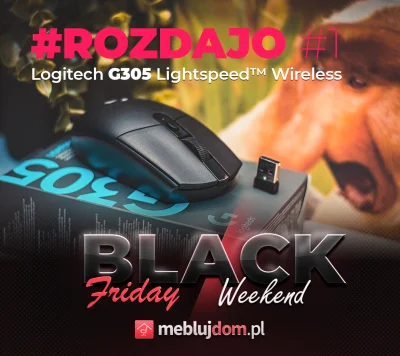 meblujdom_pl - Wyniki wczorajszego #blackweek owego rozdajo myszki Logitech G305 ( ͡°...