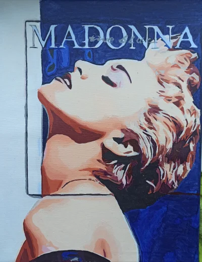 NieJedynaNaWykopie - Ten obrazek przedstawia rozszerzonąokładkę trzeciej płyty Madonn...