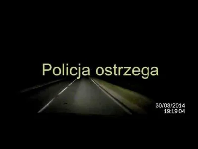 Zdupystrzelec - Z jednej strony Policja ostrzega, że w nocy człowiek na nieoświetlone...