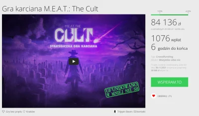 meat_rpg - Ostatnie godziny kampanii crowdfundingowej M.E.A.T.: The Cult ( ͡° ͜ʖ ͡°)
...