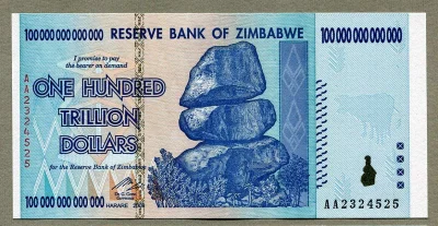 Ksemidesdelos - W Zimbabwe jak inflacja doszła do 7500% czarnoskóry władca wymyślił j...