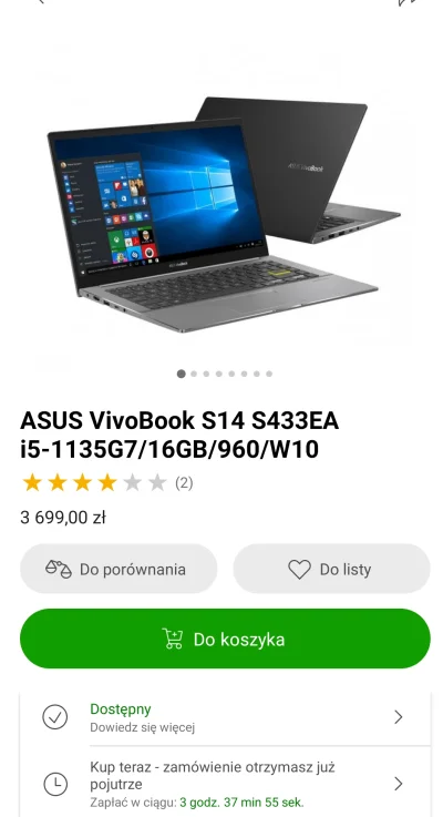 FacetTwojejMamy - Część miśki, mój poleasingowy Fujitsu lifebook s936 wyzionął ducha ...