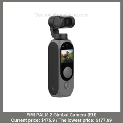 n____S - FIMI PALM 2 Gimbal Camera [EU]
Cena: $175.90 (najniższa w historii: $177.99...