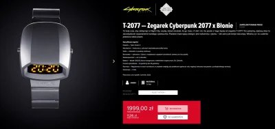 Exenex - Zegarek za 2k już jest. Teraz czekamy na cyberpunkowy kalendarz za 5k i może...