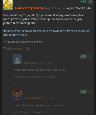 b.....o - @blablaelotrzydwazero Ale się wielki rejwach zrobił, z powodu mojego jedneg...