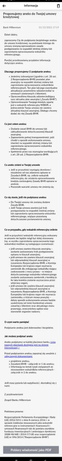 Paniol - Ktoś może się wypowiedzieć czy warto podpisać taki aneks? Sorry za jakość, n...