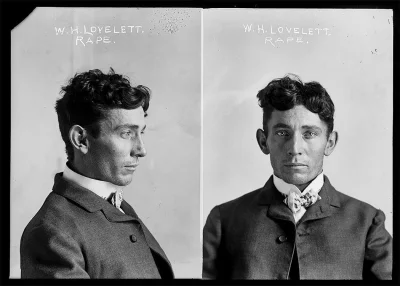 myrmekochoria - Zdjęcia z kartoteki policyjnej z początku XX wieku. H.P. Lovelett - G...
