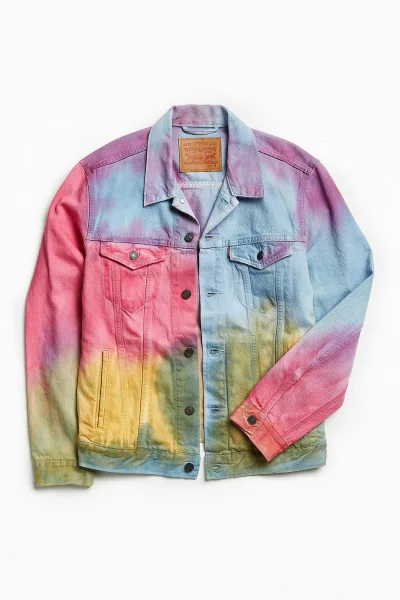 sprzontajoncy - wiecie może gdzie kupię takie kurtki jeansowe, mocno kolorowe? #modam...
