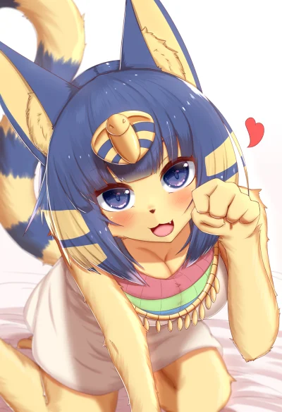 zabolek - #anime #randomanimeshit #animalcrossing #ankha i chyba #furry