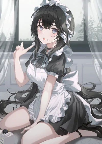 OttoFlick - #randomanimeshit #anime #blushedface #maid #originalcharacter #pixiv #