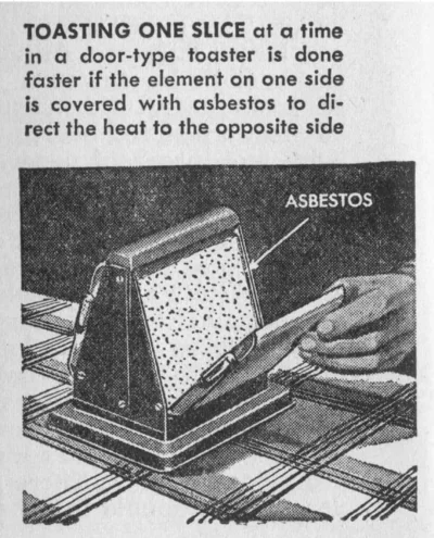 juzwos - Kiedyś to azbest był zdrowy...

#heheszki #ciekawostki #jedzenie #tost #tost...