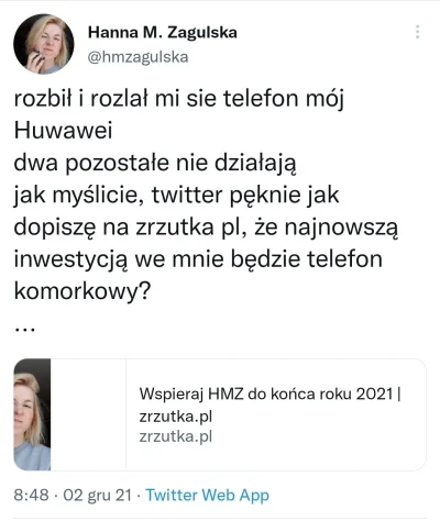 Aniolsprawiedliwosci - Pani od zbiórki na komputer i od Jasia fasoli Kapeli, Huwawei ...