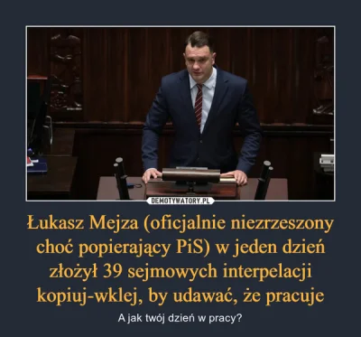 Mistrzrozkimnki - Mam nadzieję, że ten poseł stanie kiedyś przed niezależnym sądem. 
...