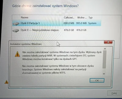 Zdrajca_Narodowy - Właśnie instaluje windowsa na nowym laptopie i muszę teraz podziel...