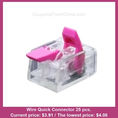 n____S - Wire Quick Connector 25 pcs.
Cena: $3.91 (najniższa w historii: $4.08)
Kos...