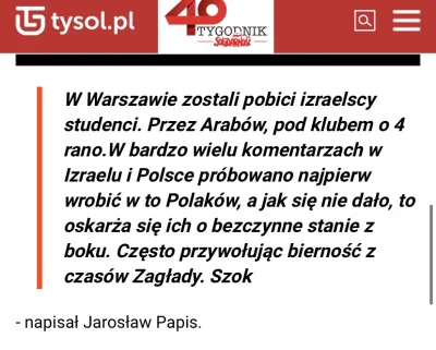 Opipramoli_dihydrochloridum - Nie ma co się dziwić. Polska antysemicki kraj.. tzn kil...