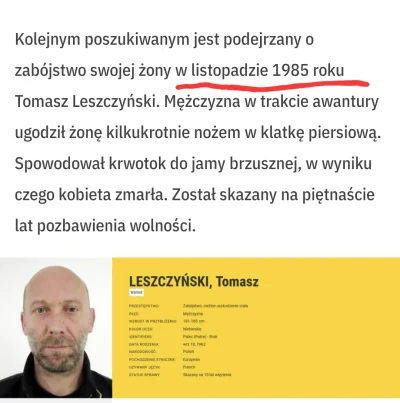 bluehead - Jaworek to przy nim mały pikuś. 36 lat go szukają? Poza tym miał żonę w wi...