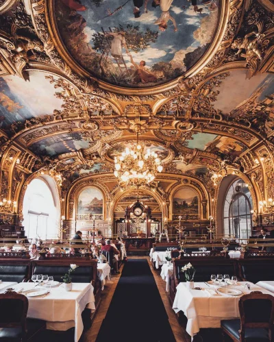 NuklearnaStonka - Restauracja Le Train Bleu, na paryskim dworcu Gare de Lyon, też rob...