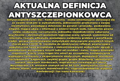 poczetszurowpolskich - Poprawka, antyszczepionkowcy to nie ci, którzy mają obawy i wa...